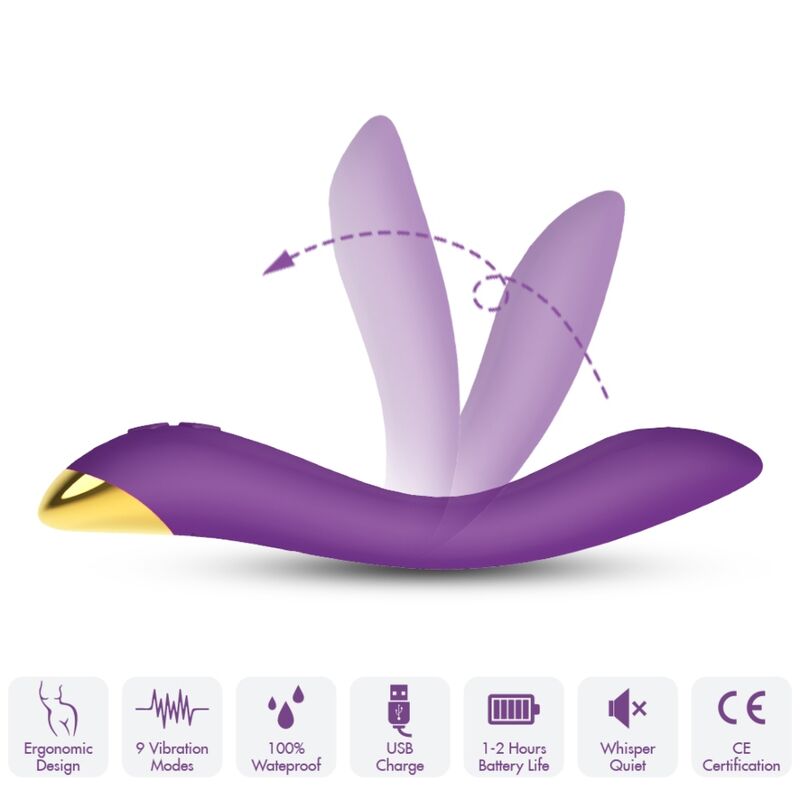 ARMONY - FLAMINGO VIBRATOR MULTIPOSITION PURPLE - Infernum Store
