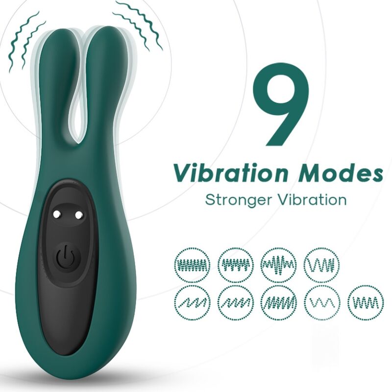 ARMONY - STIMULATOR & VIBRATOR RABBIT GREEN - Infernum Store