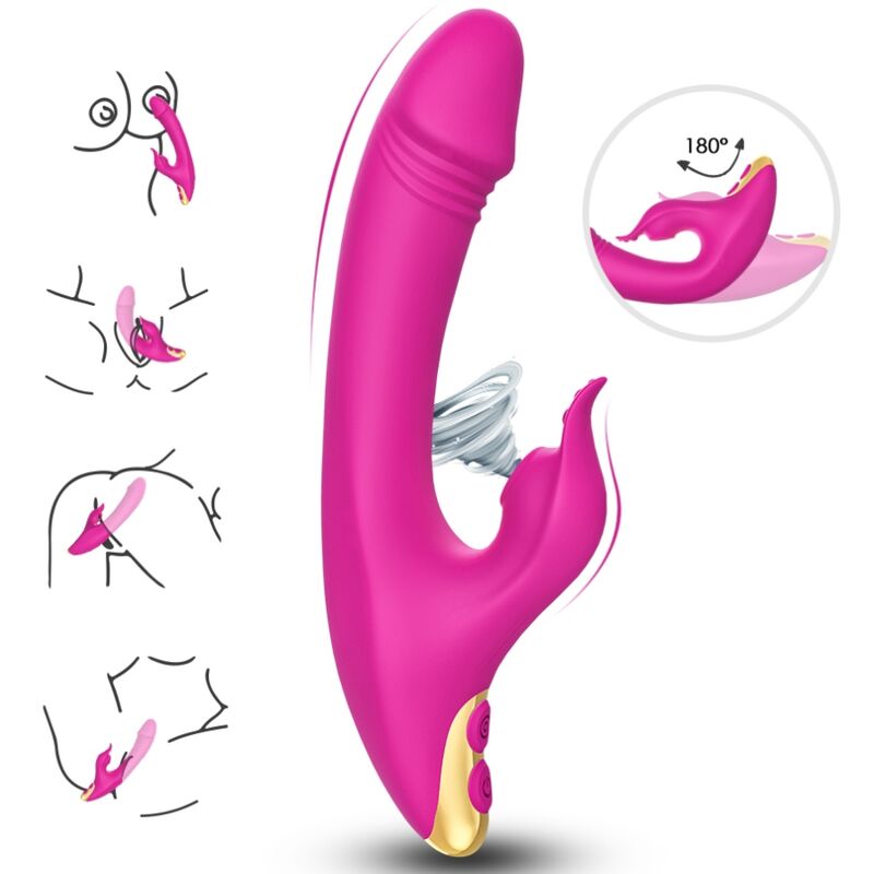 ARMONY - AMANT LICKING VIBRATING CLIT & G-SPOT FUCHSIA - Infernum Store