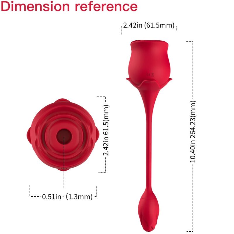 ARMONY - PINK LICKING VIBRANDO DE CLIT & VIBRADOR VERMELHO - Infernum Store