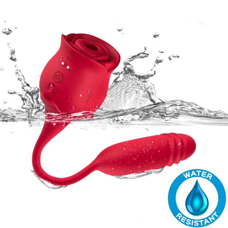 ARMONY - ROSEKNIGTH LAMINDO CLITOR VIBRANTE E VIBRADOR VERMELHO - Infernum Store