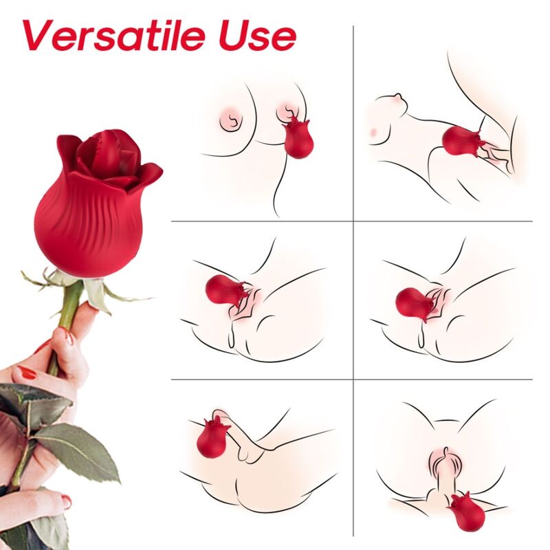 ARMONY - VIBRADOR E ESTIMULADOR ROSA VERMELHO - Infernum Store