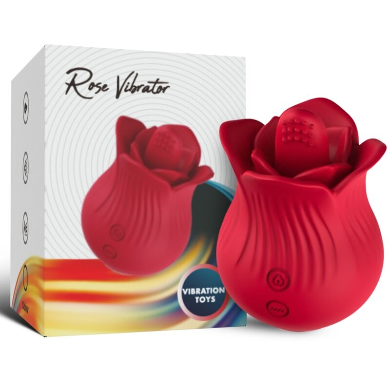 ARMONY - VIBRADOR E ESTIMULADOR ROSA VERMELHO - Infernum Store