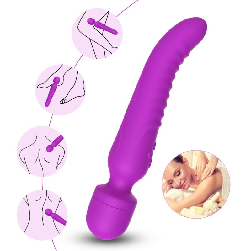 ARMONY - MISSION MASSAGER & VIBRATOR HEAT EFFECT PURPLE - Infernum Store