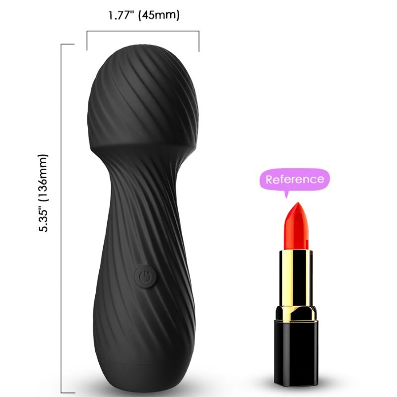 ARMONY - DAZZLE MASSAGER & VIBRATOR SMALL BLACK - Infernum Store