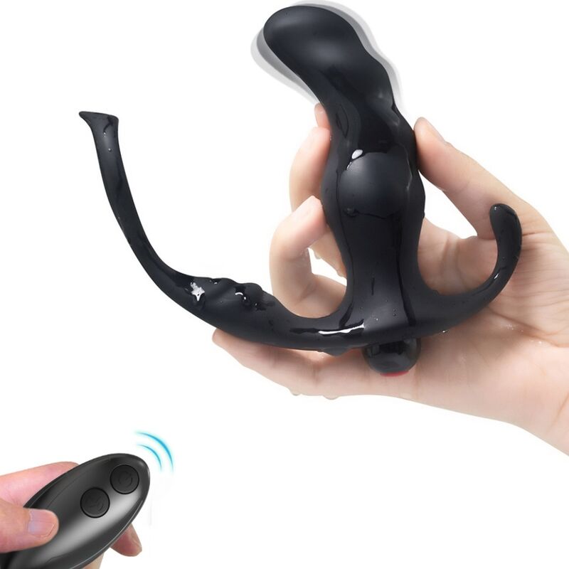 ARMONY - KNIGHT VIBRATOR ANAL PROSTATE & RING REMOTE CONTROL BLACK - Infernum Store