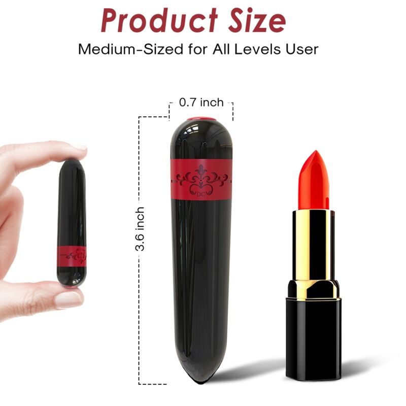 ARMONY - ROCKET VIBRATOR BULLET BLACK - Infernum Store
