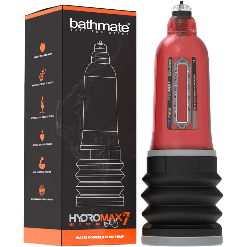 BATHMATE - HYDROMAX 7 WIDE BOY X30 RED - Infernum Store