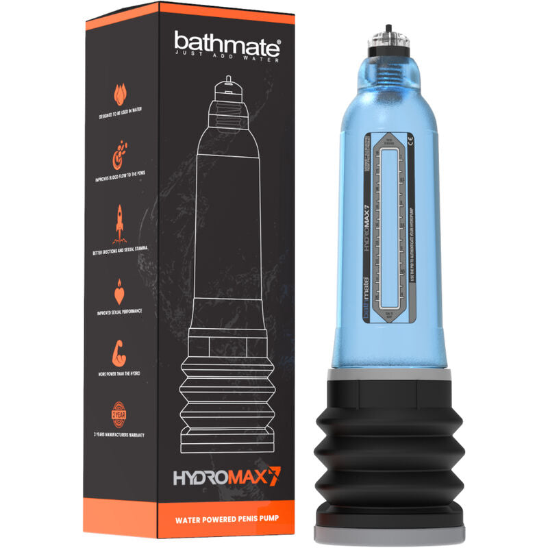 BATHMATE - HYDROMAX 7 BOMBA DE AUMENTO DO PÉNIS AZUL - Infernum Store