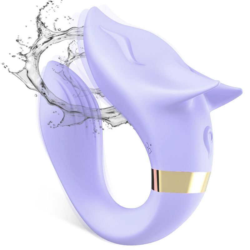 ARMONY - VIBRADOR FOX PARA CASAIS COM CONTROLE REMOTO ROXO - Infernum Store