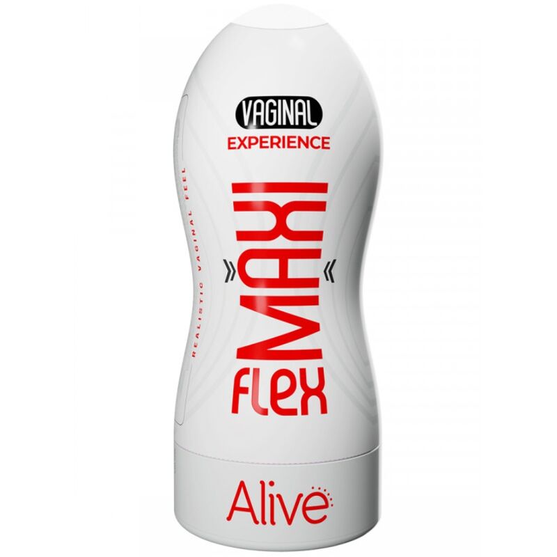 ALIVE - MAXI FLEX MASTURBADOR MASCULINO VAGINAL TAMANHO L - Infernum Store