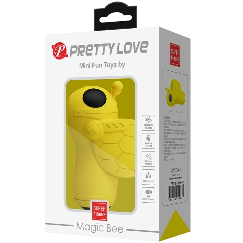 PRETTY LOVE - MINI BRINQUEDOS DIVERTIDOS DA MAGIC BEE VIBRADOR & SUCKER - Infernum Store