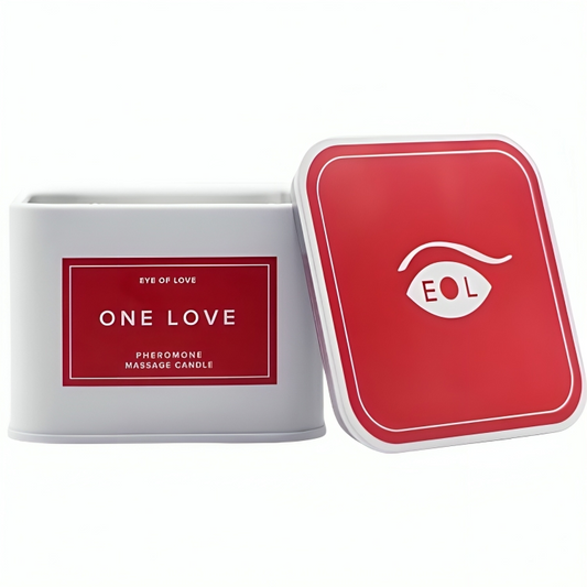 EYE OF LOVE - VELA DE MASSAGEM ONE LOVE PARA MULHERES 150 ML - Infernum Store