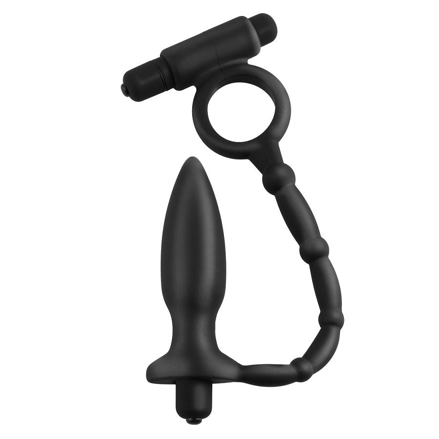 ANAL FANTASY - MINI ESTIMULADOR ANAL COM ANEL E BALA VIBRANTE - Infernum Store