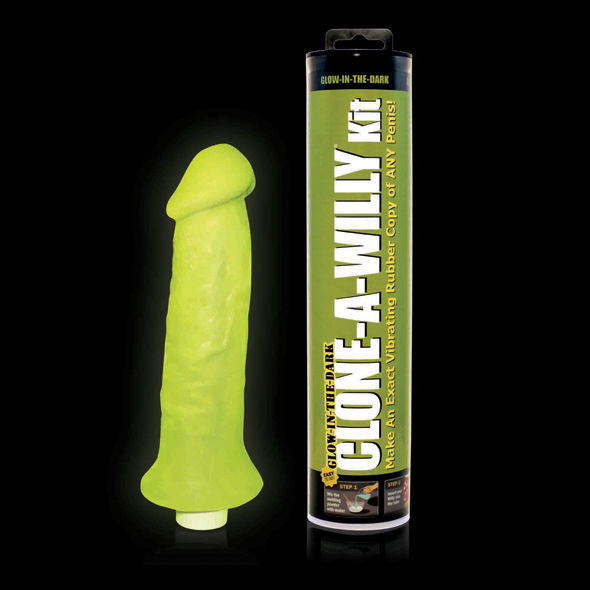 CLONE A WILLY - CLONER DE PÊNIS VERDE LUMINESCENTE COM VIBRADOR - Infernum Store