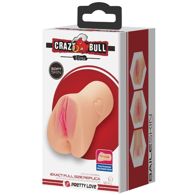 CRAZY BULL - ELENA MASTUBADOR EM FORMA DE VAGINA - Infernum Store