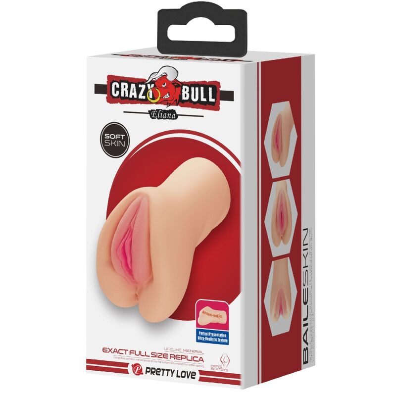 CRAZY BULL - ELIANA MASTUBADOR EM FORMA DE VAGINA - Infernum Store