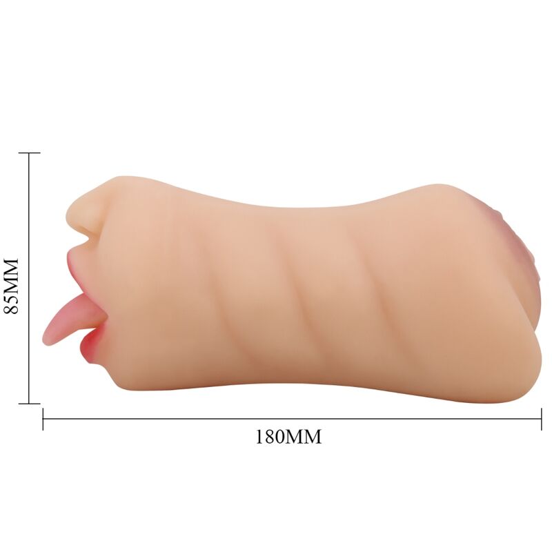 CRAZY BULL - SARAH MASTUBADOR EM FORMA DE VAGINA DUPLA ENTRADA - Infernum Store