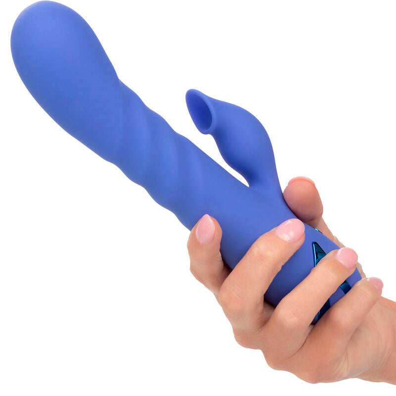 CALEXOTICS - LA LOVE VIBRADOR & SUCKER BLUE POR CALIFORNIA DREAMING - Infernum Store