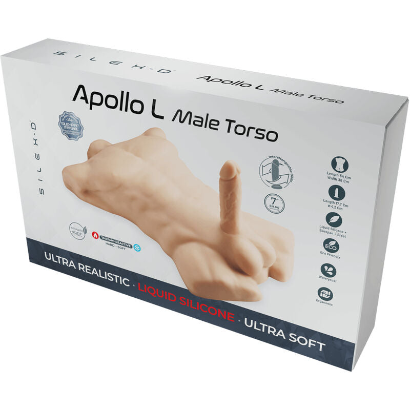 SILEXD - APOLLO L TORSO MASCULINO REALISTA - Infernum Store