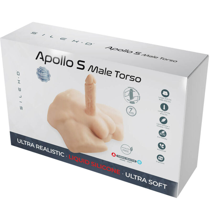 SILEXD - APOLLO S TORSO INFERIOR MASCULINO REALISTA - Infernum Store