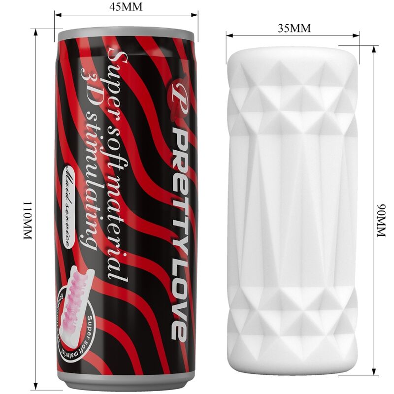 PRETTY LOVE - MASTURBADOR DE VAGINA HEDY BRANCO - Infernum Store