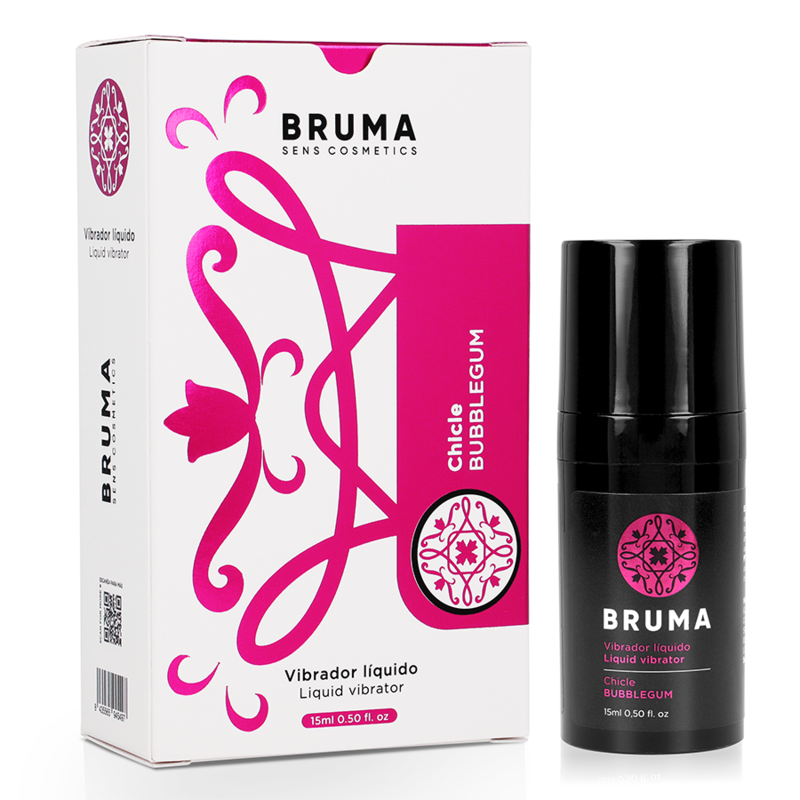 BRUMA - VIBRADOR LÍQUIDO ULTRA DESLIZANTE BUBBLEGUM 15 ML - Infernum Store