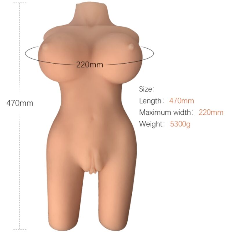 ARMONY - MODELO DE TORSO FEMININO REALISTA 6 - Infernum Store