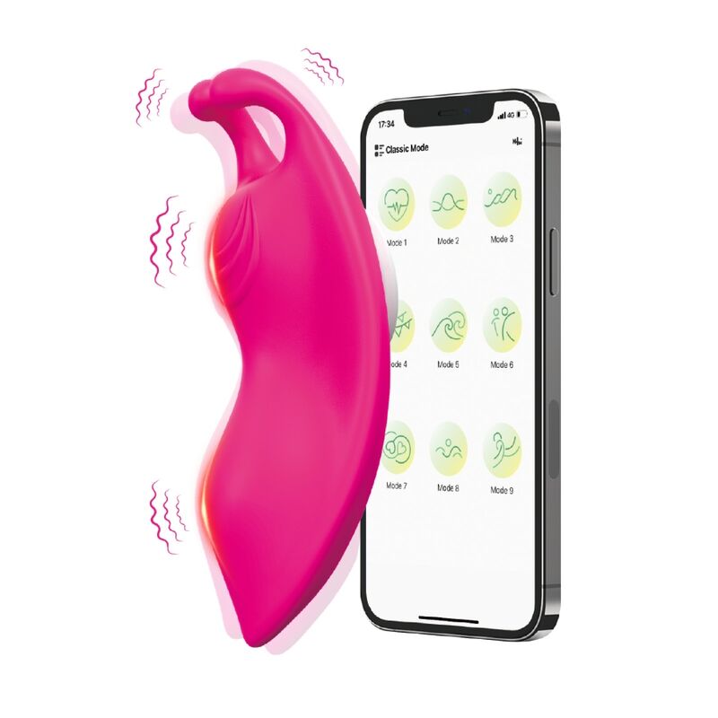 ARMONY - HONEYBEE WEARABLE PANTIES VIBRATOR G-SPOT FUCHSIA - FREE APP - Infernum Store
