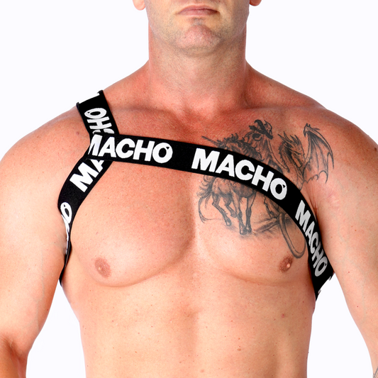 MACHO - ROMAN HARNESS WHITE L/XL - Infernum Store