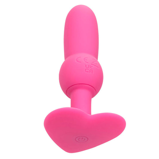 CALEXOTICS - FIRST TIME PLUG ANAL SONDA DE CONTAS 10 VIBRAÇÕES ROSA