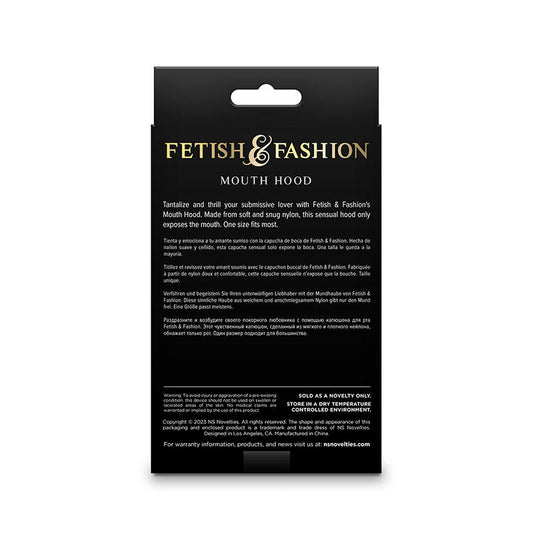 NS NOVELTIES - FETISH & FASHION BOCA CAPUZ NYLON PRETO
