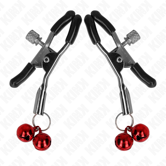 KINK - GRAMPO DE BICO DUPLO SINO VERMELHO 6 CM
