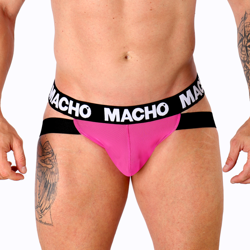 MACHO - MX28FR JOCK PINK NEON M - Infernum Store