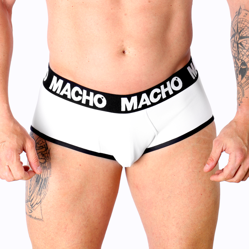 MACHO - MS30BL SLIP WHITE S - Infernum Store