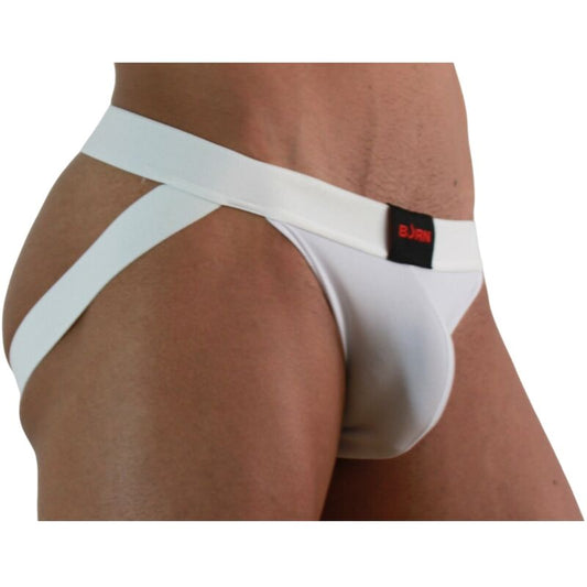 BURN - 007 JOCK LYCRA WHITE M - Infernum Store