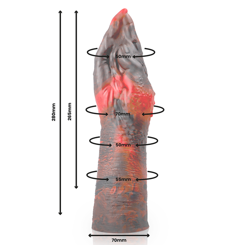 EPIC - LILITH DILDO DEMÔNIO MALIGNO L - Infernum Store