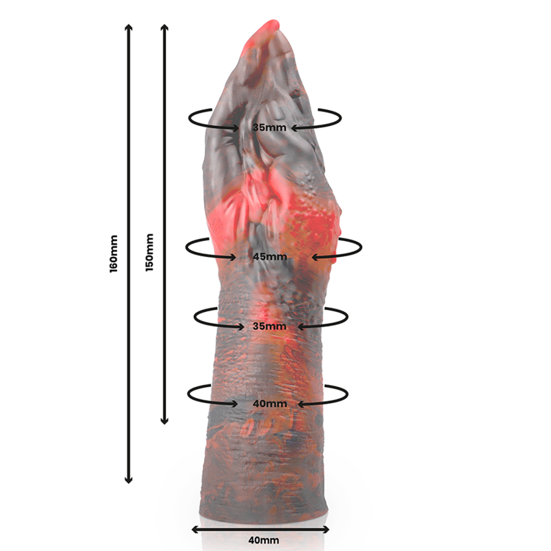 EPIC - LILITH DILDO DEMÔNIO MALIGNO S - Infernum Store