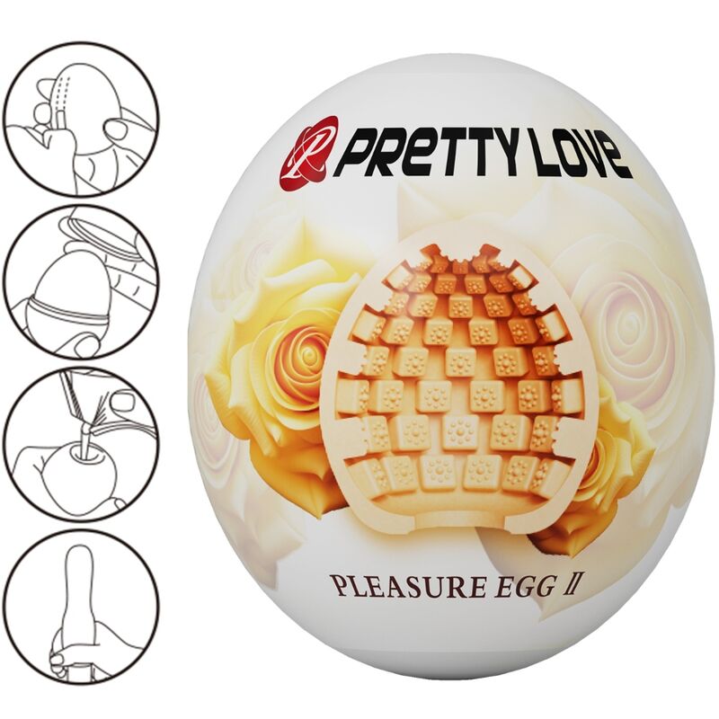 PRETTY LOVE - MALE MASTURBATOR EGG FLESH - Infernum Store
