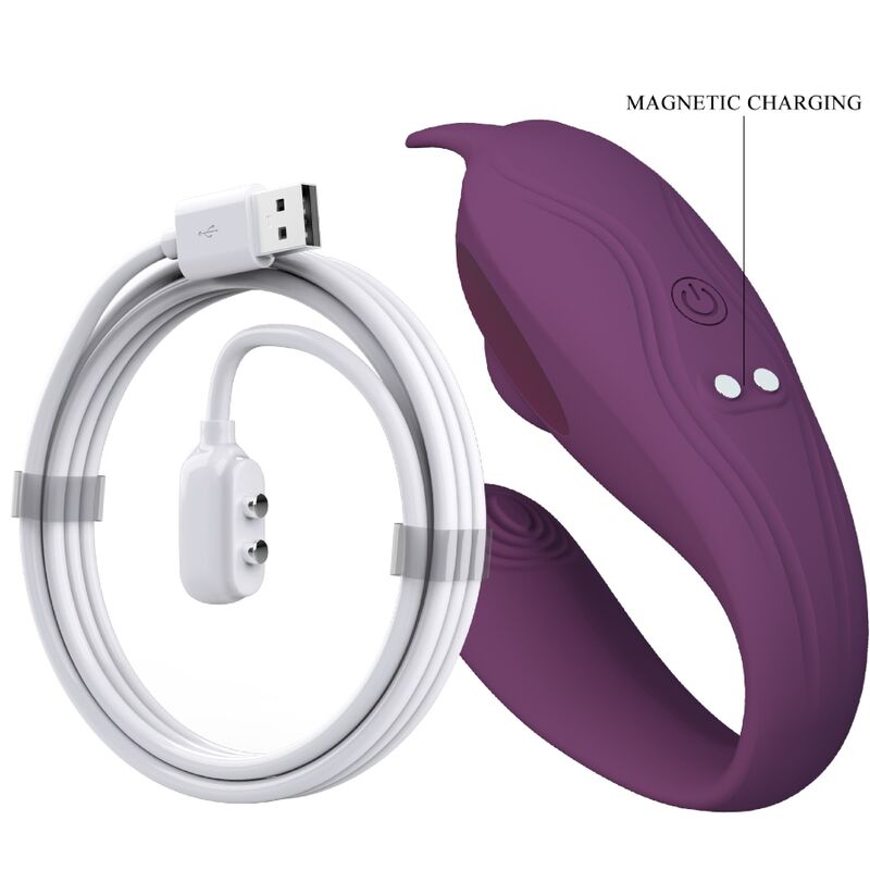 PRETTY LOVE - ESTIMULADOR E VIBRADOR SHEY APLICATIVO GRATUITO LONGA DISTÂNCIA ROXO - Infernum Store