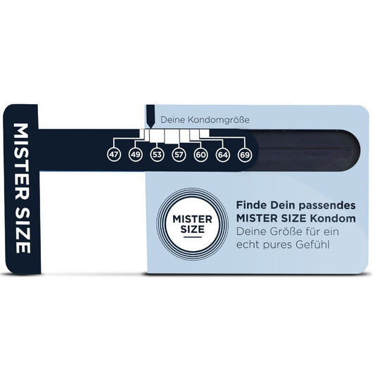 MISTER SIZE - MEDIDOR DE PRESERVATIVOS (ALEMÃO)