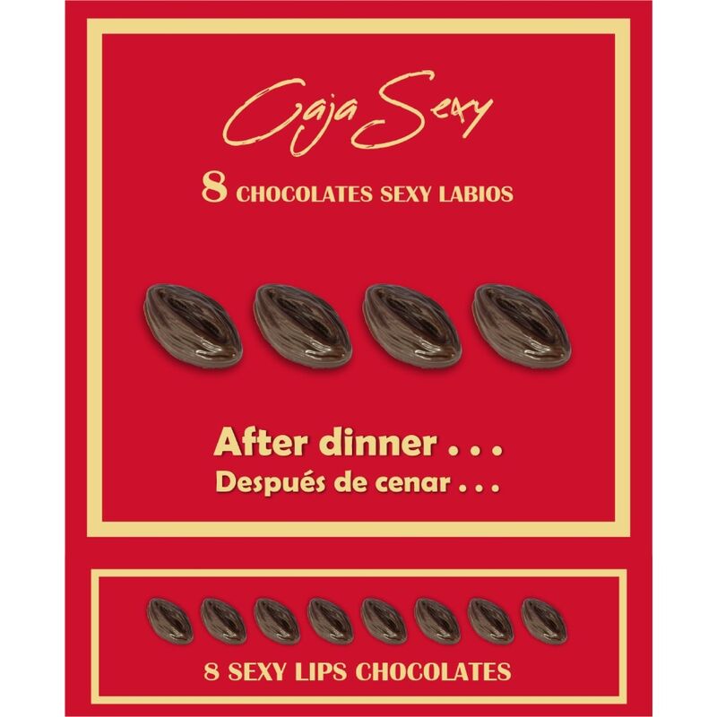 DIABLO PICANTE - CAIXA DE 8 CHOCOLATES EM FORMA DE VAGINA - Infernum Store