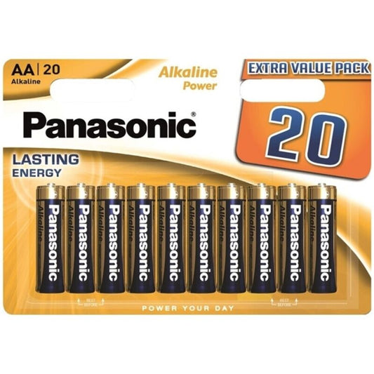PANASONIC - BATERIA ALCALINA BRONZE AA LR6 BLISTER*20