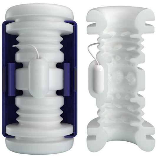 PRETTY LOVE - DJ LADY MASTURBADOR MASCULINO COM VIBRAÇÃO 5 AJUSTES ROXO