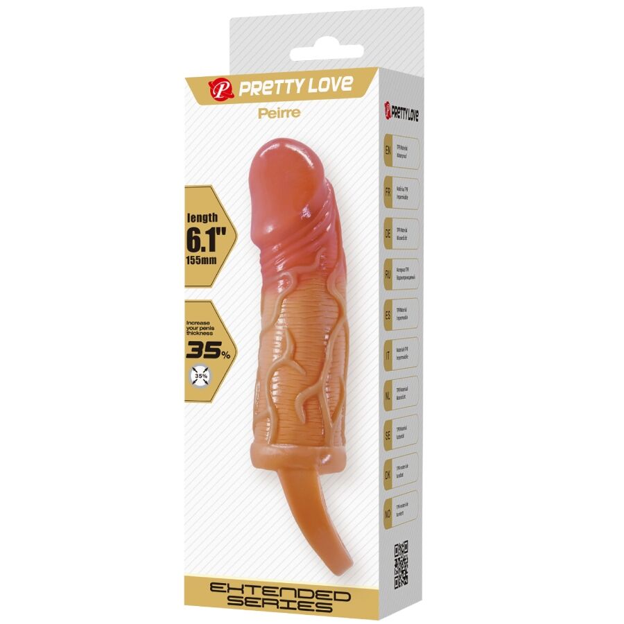 PRETTY LOVE - MANGA PARA PÊNIS PEIRRE 10 CM