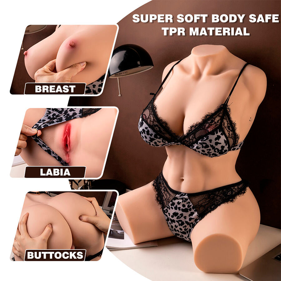 XISE - MURIEL TORSO FEMININO REALISTA COM IMPULSO 55 CM