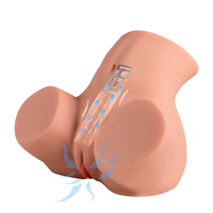 XISE - DANAE THRUSTING MASTUBADOR DE VAGINA REALISTA COM VIBRAÇÃO MULTI-POSIÇÕES