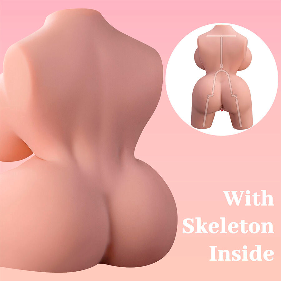 XISE - FRIEDA TRONCO FEMININO REALISTA COM VIBRAÇÃO 36 CM