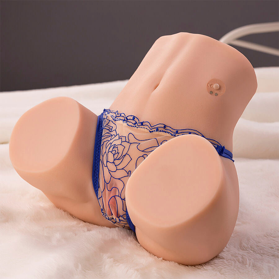 XISE - MAYA SUCKING REALISTA VAGINA E ÂNUS MASTURBADOR COM VIBRAÇÃO E ONDAS ESTIMULANTES 4,5 KG