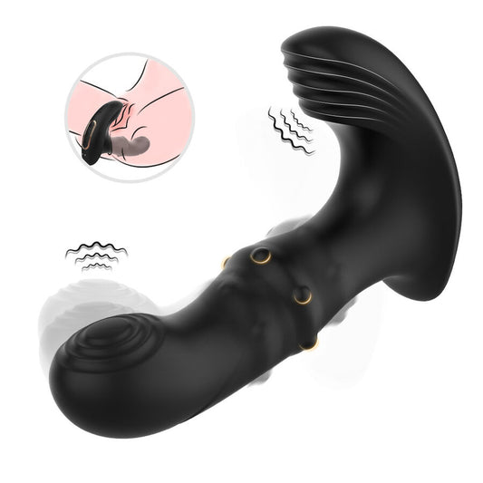 ARMONY - VIBRADOR ANAL DE PRÓSTATA CONTROLE REMOTO PRETO